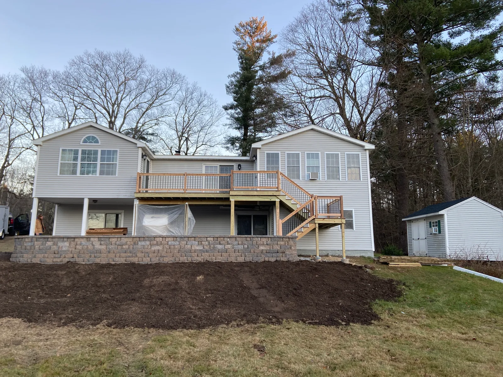 New deck completed