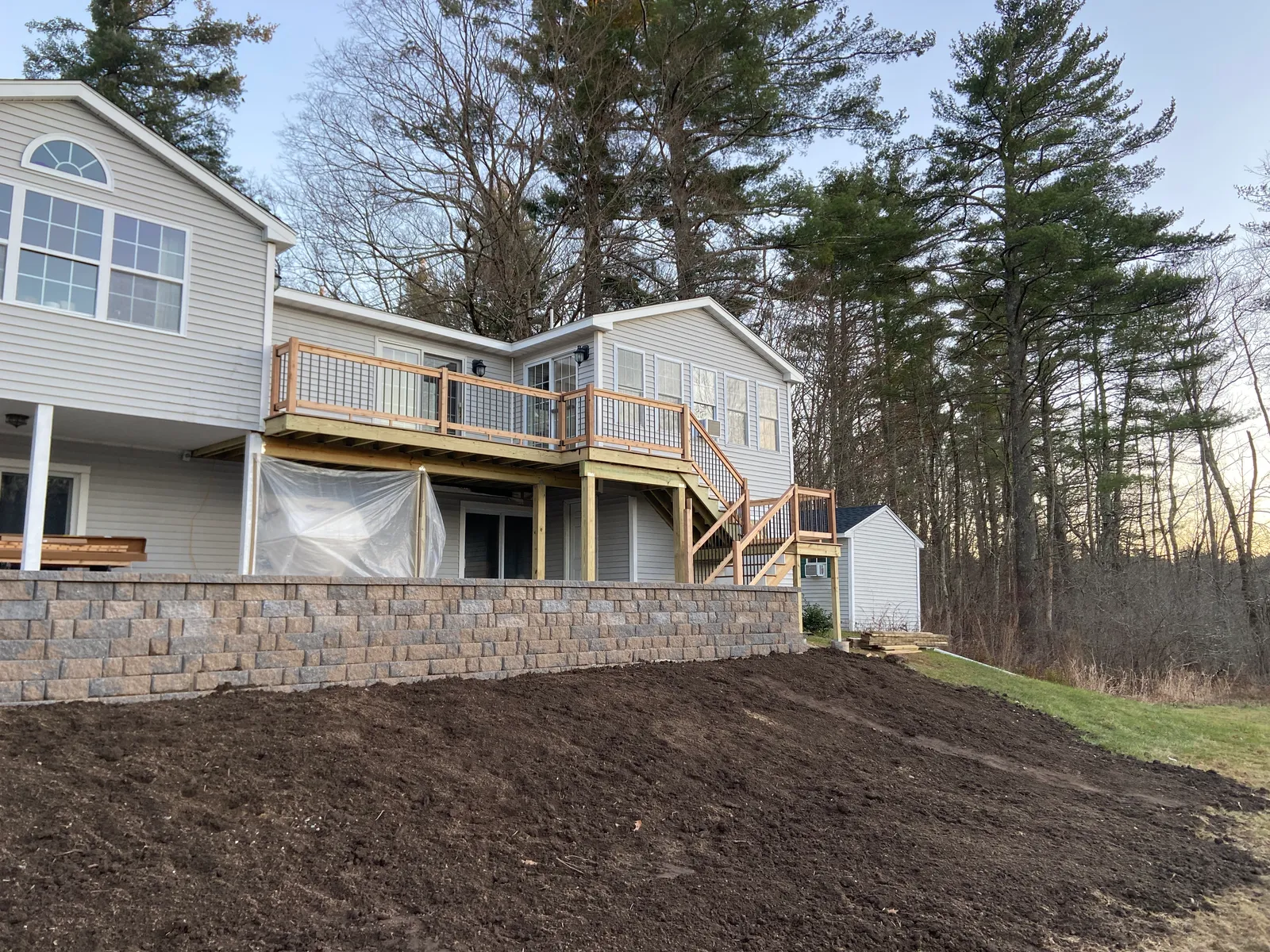 New deck completed angle 2